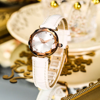 Montre à cadran Spire Fashion pour femme avec bracelet miroir