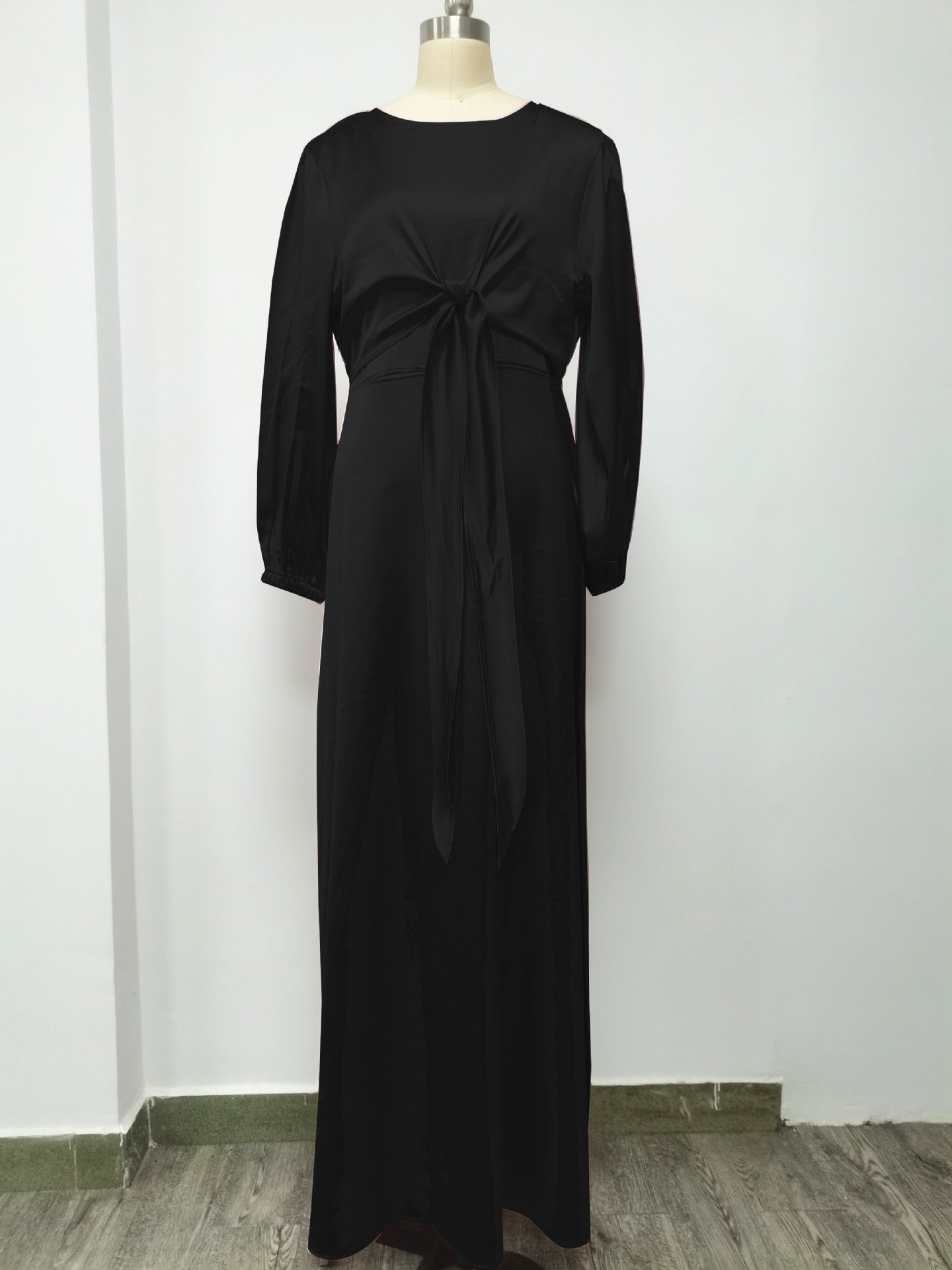 Ramadan Eid caftan Abaya robe en Satin femmes musulmanes Hijab maroc dubaï"