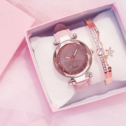 Coffret cadeau montre-bracelet électronique pour femme