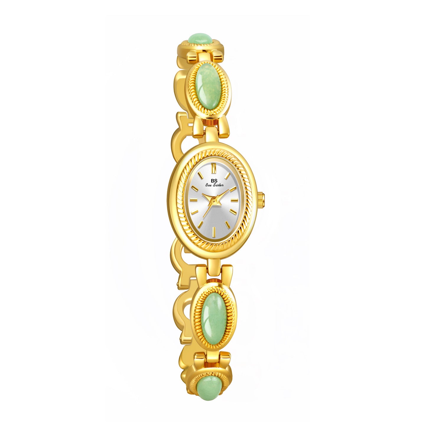 Montre Femme Bracelet Femme Marque De Luxe Étanche Rétro Naturel Dongling Pierre Hetian Jade Chaîne Avancée Montres Cadeau