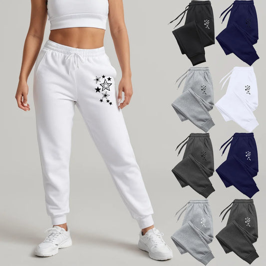 Pantalon d'entraînement femme à imprimé étoiles