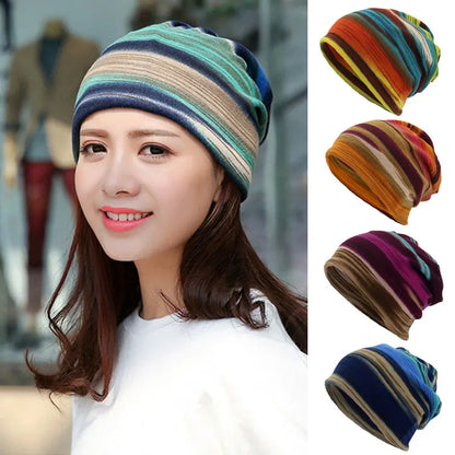 Bonnet Tricoté Automne Hiver Unisexe, Chapeau Beanie Fin pour Hommes et Femmes